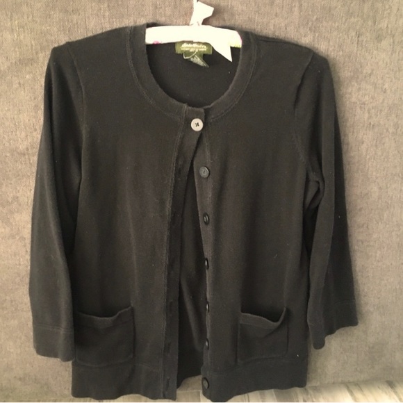 Eddie Bauer cotton three-quarter sleeve sweater. 
Cotton nylon blend - Picture 1 of 4